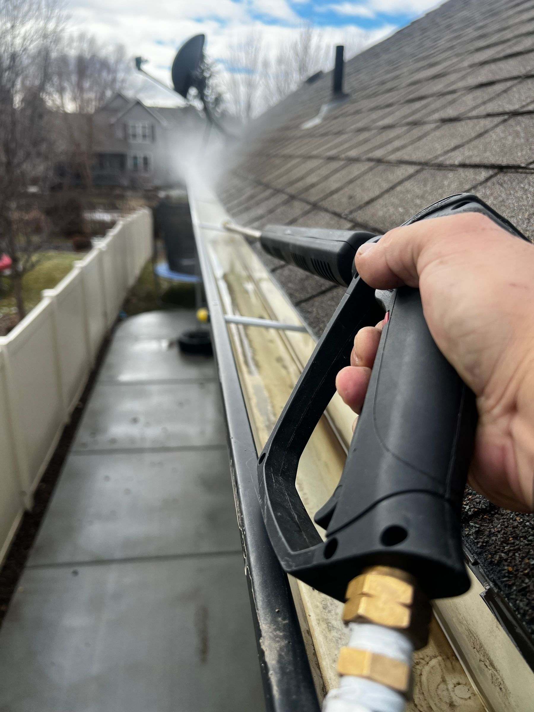 Gutter and Window Cleaning service by Rose Pro Property Cleaning